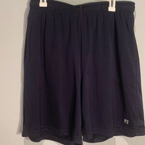 Russell athletic shorts navy size large